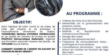 Société-Économie-Gabon/Mathias Otounga Ossibadjouo offre une formation de piscicole gratuite.