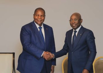 Politique-Gabon/Transition : Jean François Ndongou rassure le facilitateur Archange Faustin Touadera