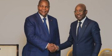 Politique-Gabon/Transition : Jean François Ndongou rassure le facilitateur Archange Faustin Touadera