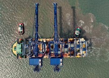 Économie-Gabon/Owendo Container Terminal : Sept portiques de dernières générations pour les opérations portuaires à quai.