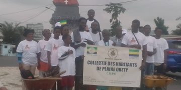 Société -Gabon/Journée citoyenne : le Collectif des habitants de Plaine Orety retrousse les manches .