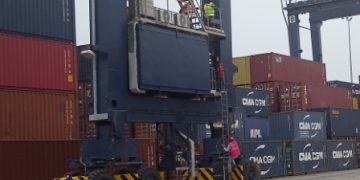 Les nouvelles Grues portiques qui seront utilisées par les nouveaux opérateurs en formation