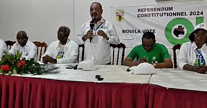 Politique-Gabon/Campagne référendaire : Guy Bertrand Mapangou appelle à un front pour le OUI..