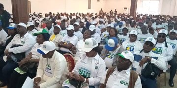 Politique-Gabon/Referendum dans la Ngounié : Salle des fêtes de l’Hôtel du Lac Bleu de Mouila affiche complet.