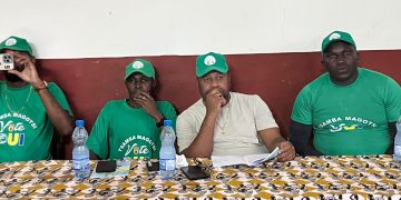 Politique-Gabon/Référendum 2024 : le Commandant Oscar Sadibi Mapangou sensible les siens.