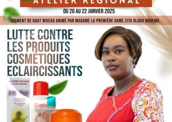 Société-Gabon/ Lutte contre la dépigmentation de la peau Zita OLIGUI NGUEMA, la Maraine qui prêche par l’exemple