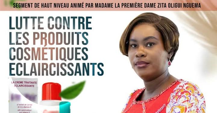 Société-Gabon/ Lutte contre la dépigmentation de la peau Zita OLIGUI NGUEMA, la Maraine qui prêche par l’exemple