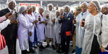 Economie-Gabon/Inauguration de l’usine d’embouteillage des produits Coca-Cola : un engagement sans ambages à l’industrialisation et au développement.