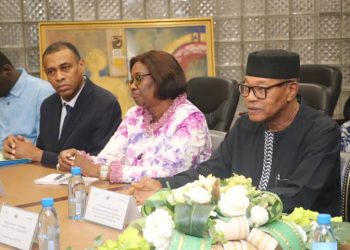 Politique-Gabon/Élection présidentielle du 12 avril : Jean François Ndongou devise avec une délégation de l’Institut International pour la Démocratie et l’Assistance Électorale.