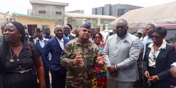 Société -Gabon/Centre National d’Examen de Permis de Conduire : Le Commandant Oscar Sadibi Mapangou passe le relais à Arnold Stéphane Kapitho.