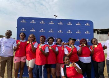 Sport-Gabon/Les filiales D’AGL au Gabon : Un match de football féminin à Libreville.
