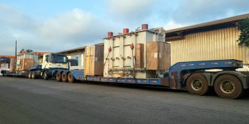 Économie-Gabon/ AGL Gabon: Transport réussi de deux transformateurs vers Kinguele Aval.