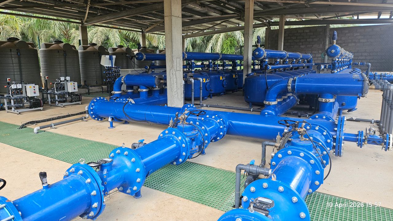 Économie-Gabon/Olam Palm Gabon déploie un système d’irrigation innovant pour une agriculture durable.