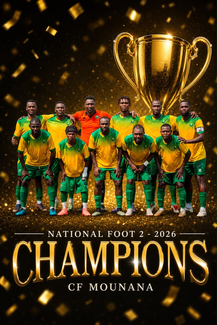 Sport-Gabon/National foot 2eme division: CF Mounana champion, retrouve l’élite.