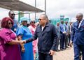 Société-Gabon/CNSS : Olivier Rebienot Pellegrin s’imprègne des réalités du Woleu-Ntem